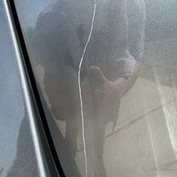 New Life Auto Collision - Scratch that went all the way through to base. - Body Shops Near Me - Fullerton, California New Life Auto Collision - Scratch that went all the way through to base. - Body Shops Near Me - Fullerton, California