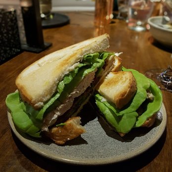 S+L Kitchen & Bar - Chicken & Brie sandwich. Just as salty but with nasty slabs of prosciutto. - American Near Me - Abbotsford, British Columbia
