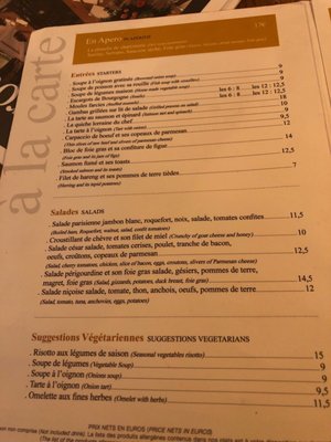 Menu photo 4 La Citrouille Paris, 75 Menu photo 4 La Citrouille Paris, 75