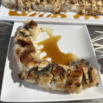 Trapper's Sushi - Top: Samantha Roll Bottom: Monster Roll - Sushi Bars Near Me - Enumclaw, Washington