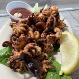 Fried Baby Octopus