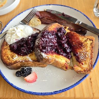 Summer Place - Stuffed French toast with macerated fruit. Tasty but seriously, ridiculously over priced - New American Near Me - Lakewood, Ohio Summer Place - Stuffed French toast with macerated fruit. Tasty but seriously, ridiculously over priced - New American Near Me - Lakewood, Ohio