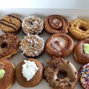 RingO's Donuts - Squealer - bottom right hand corner, 2nd donut in the first row next to the strawberry sprinkle - Donuts Near Me - Smithfield, Virginia