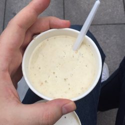 Buljong - Underbart krämig soppa på kantareller att ta med.