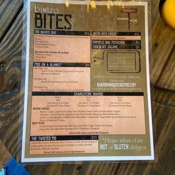 Boarding House Bistro - Menu - Wine Bars Near Me - O'Fallon, Illinois
