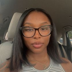 Silk press with trim on 4B hair