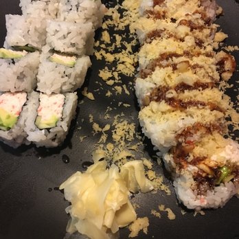 Fusion Sushi - Golden Crunch Roll California Roll - Sushi Bars Near Me - Hermosa Beach, California