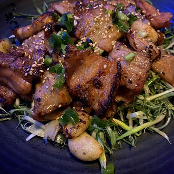 JJAN - Pork belly with green onion - Gastropubs Near Me - Los Angeles, California JJAN - Pork belly with green onion - Gastropubs Near Me - Los Angeles, California