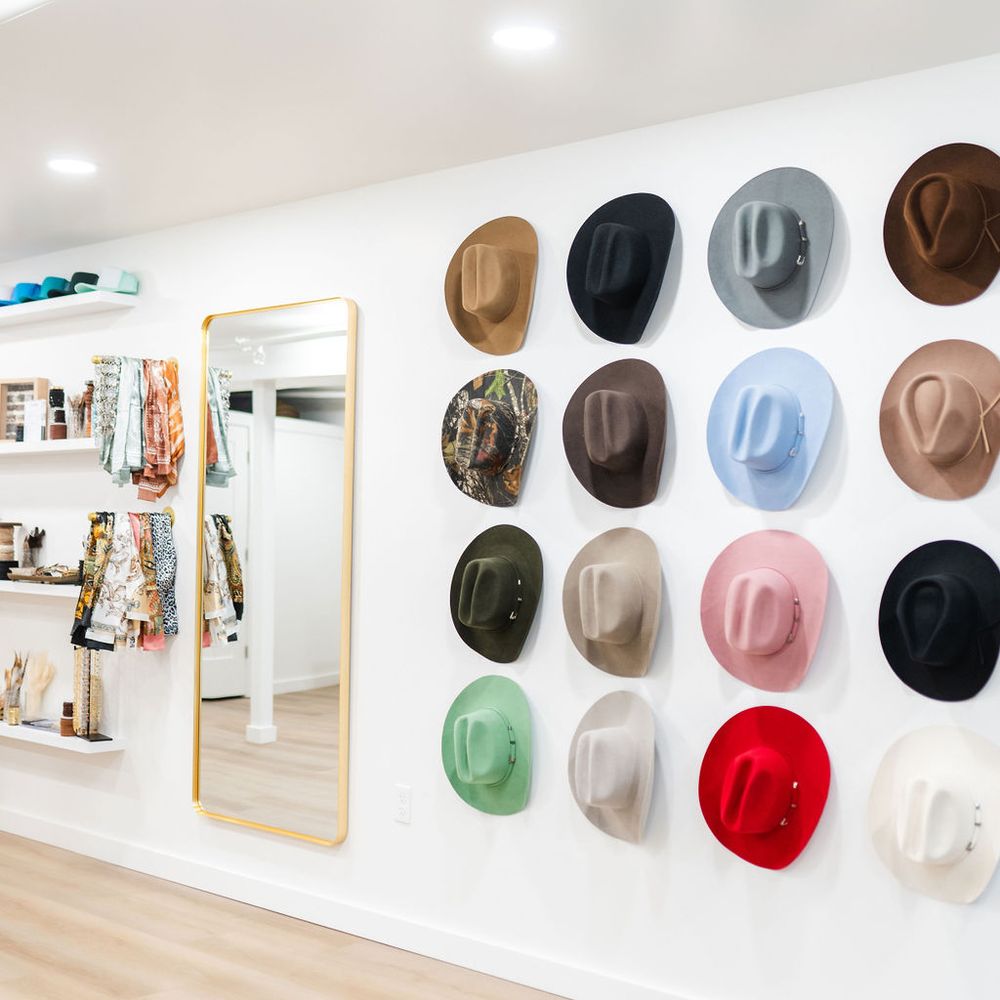 Wall Mounted Cowboy Hat Holder AJART Cowboys Hat Rack Wall: Hat