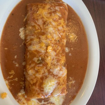 PHX Burrito House - Bean and cheese burro enchilada style - Mexican Near Me - Phoenix, Arizona