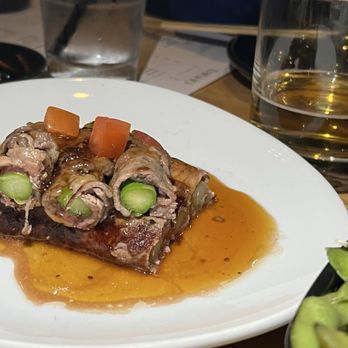 Taisho - Rib Eye - Wrapped Asparagus - Sushi Bars Near Me - Sherman Oaks, California