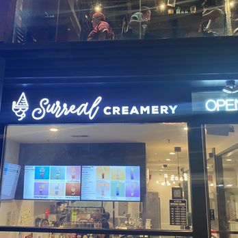 Surreal Creamery - Outside sign - Ice Cream & Frozen Yogurt Near Me - Philadelphia, Pennsylvania Surreal Creamery - Outside sign - Ice Cream & Frozen Yogurt Near Me - Philadelphia, Pennsylvania