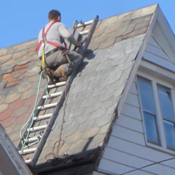 Fisher Roofing - Slate roof blow off. - Roofing Near Me - Somerset, New Jersey