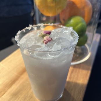 Amber Spirits - Coconut lavender margarita - Bartenders Near Me Amber Spirits - Coconut lavender margarita - Bartenders Near Me