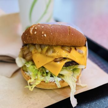 Habit Burger & Grill - Double Char with Cheese - Burgers Near Me - Alameda, California