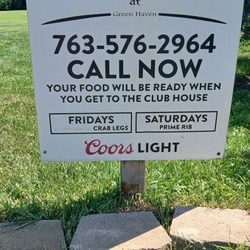 Green Haven Golf Course - Tavern food