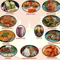 Sukhothai Thai Restaurant Express III - Pad Thai, Boba, Thai Tea, Sweet Rice & Mango, Curry, Tom Yum, Fried Rice, Crispy Pork, Eggplant, Fried bananas, larb, Spring Roll