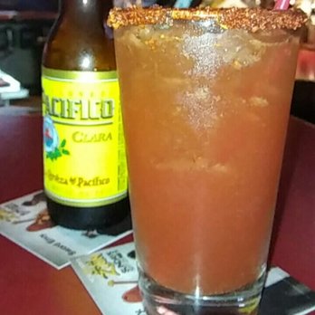 Rocks - Bartender Pedro makes the best Micheladas!!! BOMB.com!! - Cocktail Bars Near Me - Norwalk, California
