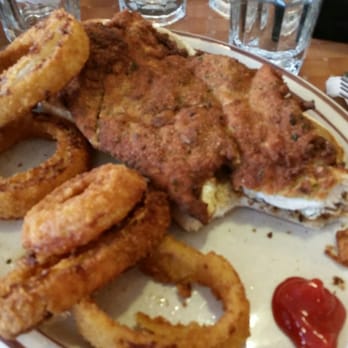 Washington Square Diner - This was the fried chicken sandwich. Gross! - Diners Near Me - New York, New York Washington Square Diner - This was the fried chicken sandwich. Gross! - Diners Near Me - New York, New York