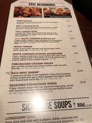 Menu photo 3 LongHorn Steakhouse Marlborough, MA