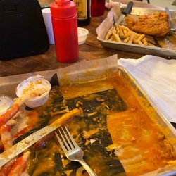 Pizza House of West - Buffalo chicken strips!!! You MUST come here. We tripped upon this delicious hole in the wall. Awesome service. Super casual. Love it!