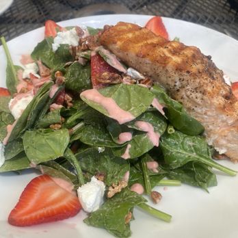 Karen's Bakery and Cafe - Strawberry salad with grilled salmon was so good - Bakeries Near Me - Folsom, California Karen's Bakery and Cafe - Strawberry salad with grilled salmon was so good - Bakeries Near Me - Folsom, California