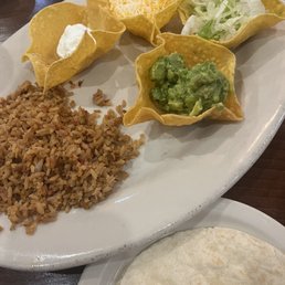 Toppings with rice