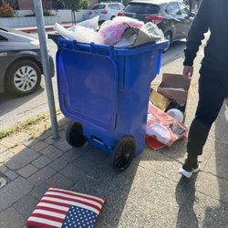We are sick of their low class behavior. Today we found a pile of their garbage on the street in front of our office and in our recycling.