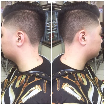 Fade Masters - Comb over with hard part - Barbers Near Me - Rancho Cordova , California