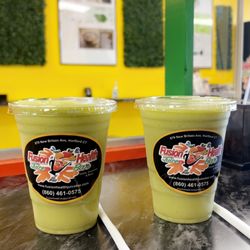 Fusion health juice bar - Tropical tango smoothie
Coconut water,spinach,apple,mango,pineapple,kiwi