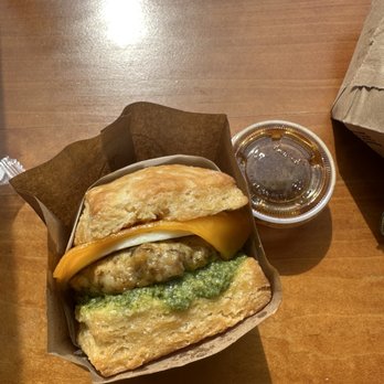 Bird Bird Biscuit - Chicken sausage biscuit - Breakfast & Brunch Near Me - Austin, Texas