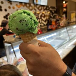Serendipity Homemade Ice Cream - Scoop of Mint Chip Ice Cream