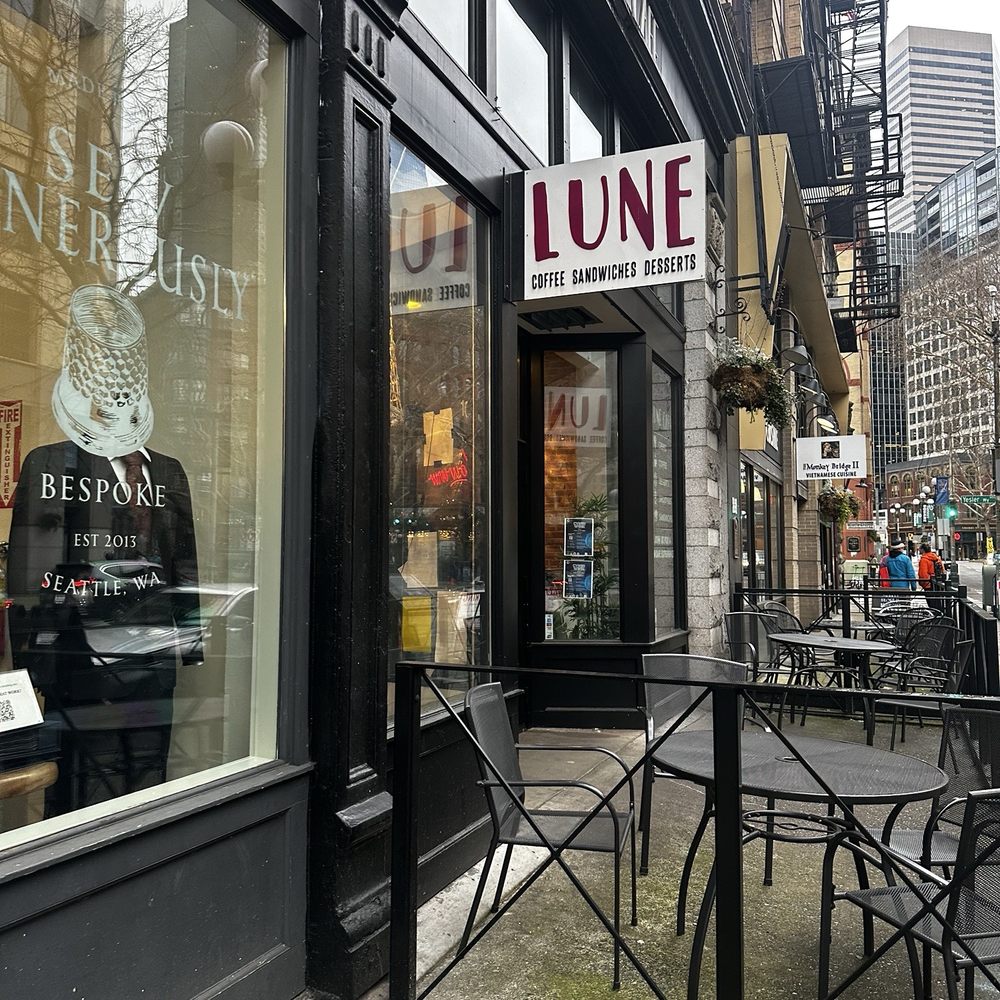 Lune Cafe - Sign - Desserts Near Me - Seattle, Washington Lune Cafe - Sign - Desserts Near Me - Seattle, Washington