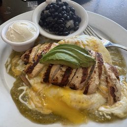 Grilled chicken breast Tostada