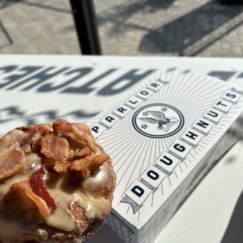 Parlor Doughnuts - Maple Bacon doughnut - Donuts Near Me - Lake Orion, Michigan