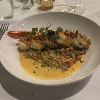 The Bakers Table - The blackened shrimp with risotto - Breakfast & Brunch Near Me - New Smyrna Beach, Florida The Bakers Table - The blackened shrimp with risotto - Breakfast & Brunch Near Me - New Smyrna Beach, Florida