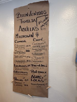 Menu photo 8 Abuelas Midtown Sacramento, CA