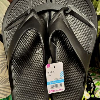 Daiso - Good kine rubbah slippah's! Da buggah is just ($4.45 w/tax). Similar like those Crocs slippah's! - Discount Store Near Me - Honolulu, Hawaii Daiso - Good kine rubbah slippah's! Da buggah is just ($4.45 w/tax). Similar like those Crocs slippah's! - Discount Store Near Me - Honolulu, Hawaii