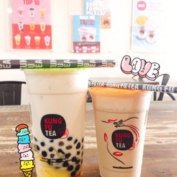 Green Milk Tea W/tapioca