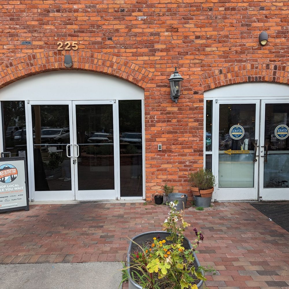 Scratch Kitchen & Taproom - Back entrance from parking lot - Bars Near Me - Apex, North Carolina Scratch Kitchen & Taproom - Back entrance from parking lot - Bars Near Me - Apex, North Carolina