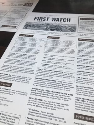 Menu photo 3 First Watch Fayetteville, AR