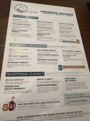 Menu photo 2 Another Broken Egg Cafe Gainesville, FL