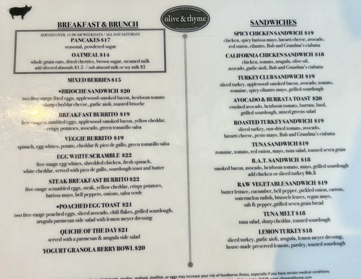 Menu photo 1 Olive & Thyme Toluca Lake, CA Menu photo 1 Olive & Thyme Toluca Lake, CA