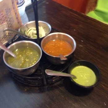 Rivera Taco Express II - Homemade sauces the line green one is extremely spicy - Mexican Near Me - Bear, Delaware Rivera Taco Express II - Homemade sauces the line green one is extremely spicy - Mexican Near Me - Bear, Delaware