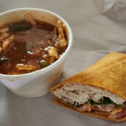 Mama's Coffee House - Vegetable Soup (skip) Wrap (get)