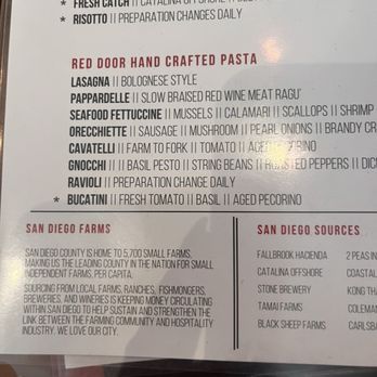 The Red Door - Cocktail Bars Near Me - San Diego, California The Red Door - Cocktail Bars Near Me - San Diego, California