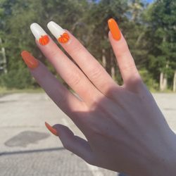 Envy Nails and Spa - Pumpkin nails