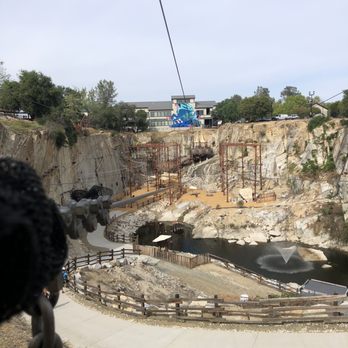 Quarry Park Adventures - The view from the top of the longest zip line! - Amusement Parks Near Me - Rocklin, California