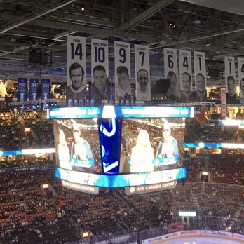 Scotiabank Arena - Finally...the retired numbers of Leafs great! - Stadiums & Arenas Near Me - Toronto, Ontario