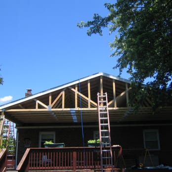 Authorized Construction Group, LLC - In progress, roof over a deck we are installing for a customer. - General Contractors Near Me - Essex, Maryland Authorized Construction Group, LLC - In progress, roof over a deck we are installing for a customer. - General Contractors Near Me - Essex, Maryland